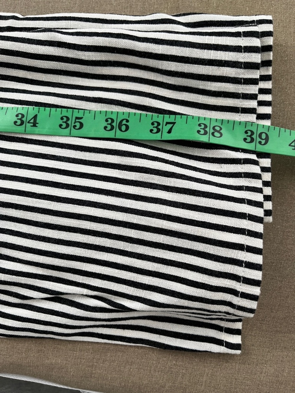 Zara Black and White Striped Midi Tie-Front Skirt - Picture 8 of 8